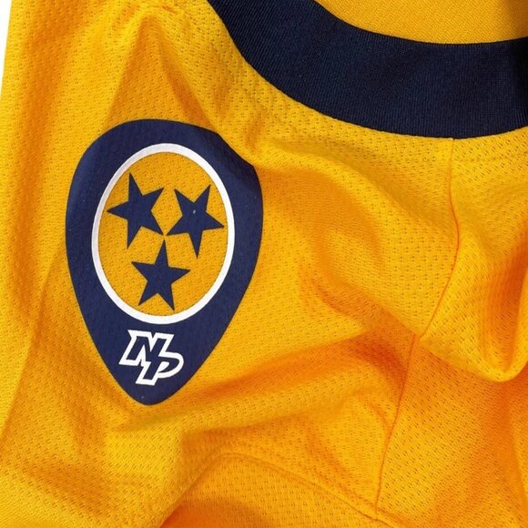NEW Nashville Predators Home Fanatics NHL Hockey Jersey Boys Youth L/XL - Picture 5 of 8